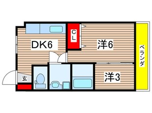 室田マンションの物件間取画像